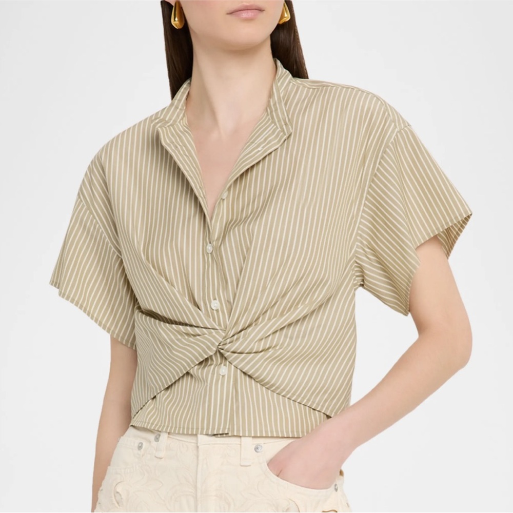 rag & bone Cotton Stripe Gretchen Shirt